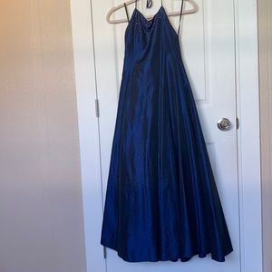 Navy blue strapped dress